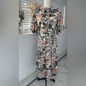 Ivy city Co floral midi dress